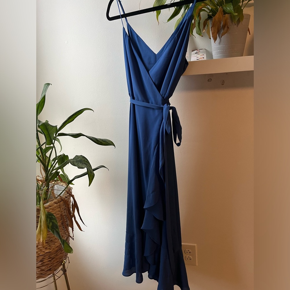 Blue Lulus wrap dress
